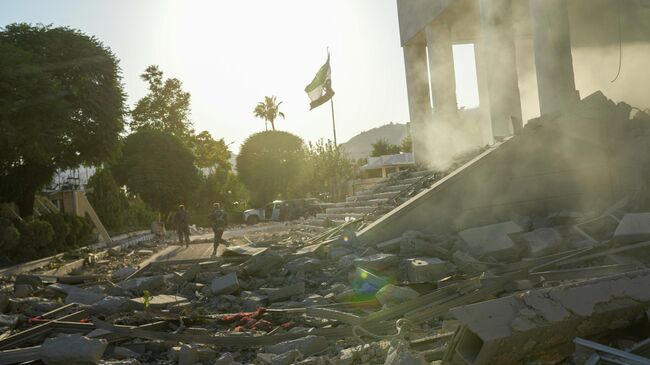 Последствия израильского удара по Дамаску