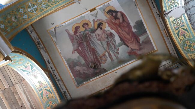 Храм пострадал от обстрелов