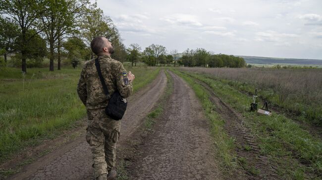 Украинский военнослужащий