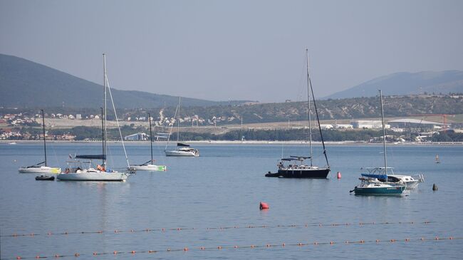 Вид на Тонкий мыс в Геленджике