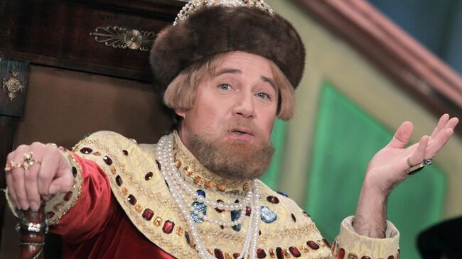 Актер Игорь Христенко на съемках новогоднего телевизионного мюзикла Три богатыря на киностудии Ленфильм в Санкт-Петербурге Актер Игорь Христенко на съемках новогоднего телевизионного мюзикла Три богатыря на киностудии Ленфильм в Санкт-Петербурге