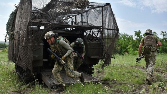 Украинские военнослужащие