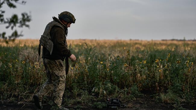 Украинский военнослужащий