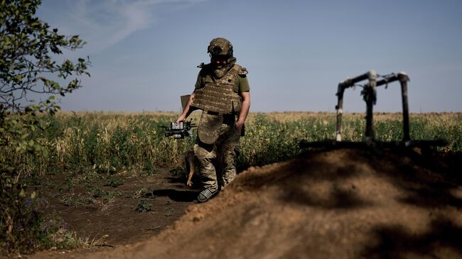 Украинский военнослужащий