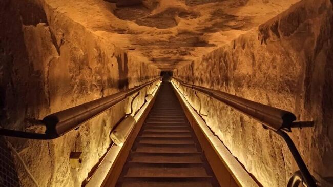 Обновленная система внутреннего освещения в пирамидах Гизы