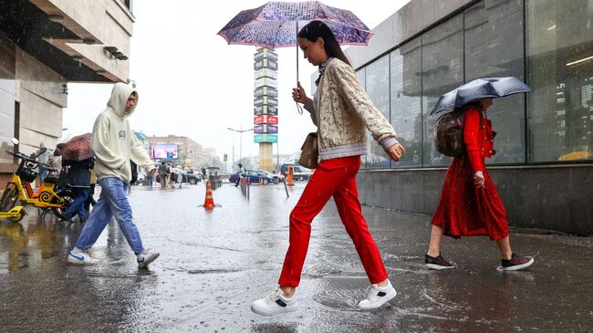 Ливень в Москве