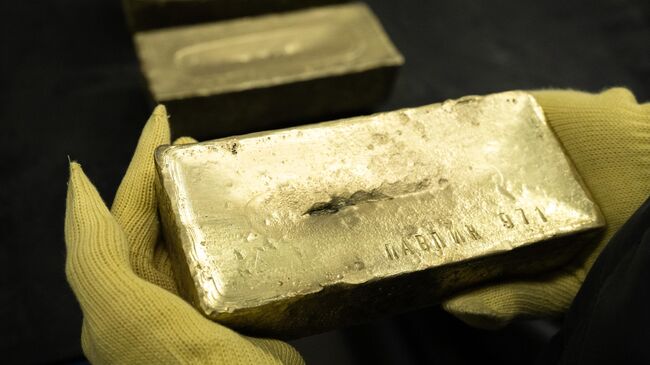 Слиток золота 