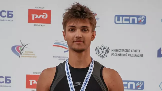 Легкоатлет Алексей Данилов