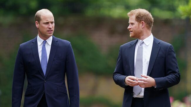 Британские принцы Уильям и Гарри