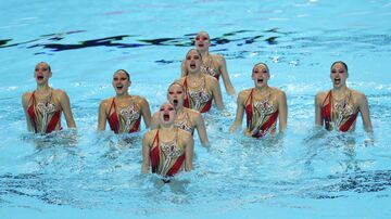 Российские синхронистки на ЧМ по водным видам спорта в Сингапуре