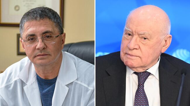 Александр Мясников и Лео Бокерия