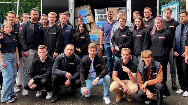 Московские студенты послали на СВО более тонны гумпомощи