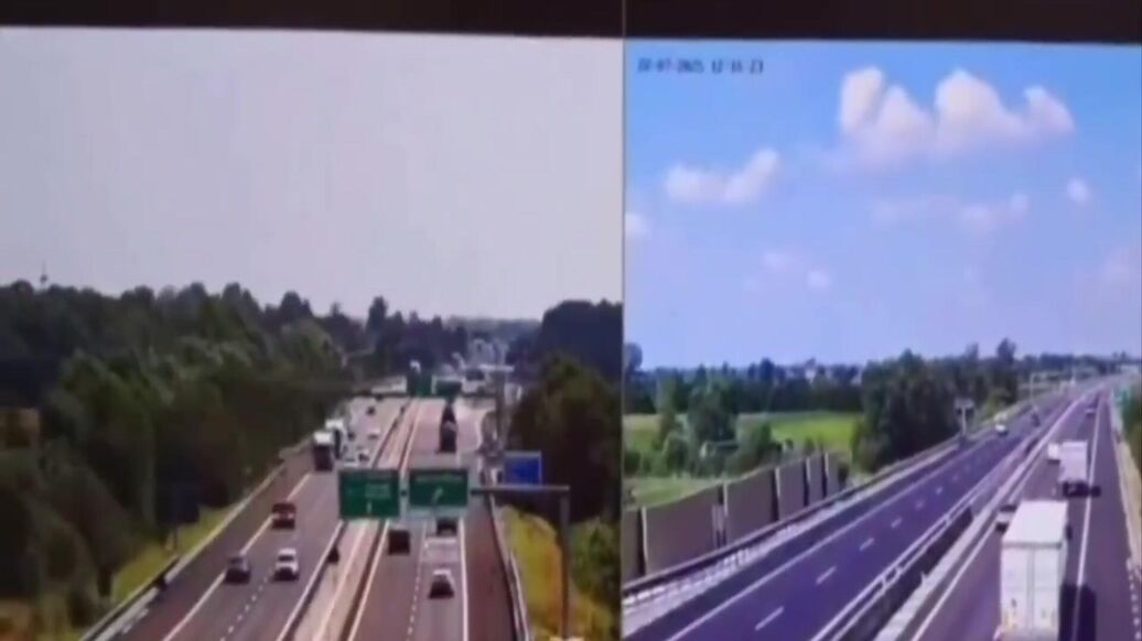 Сверхлегкий самолет упал на проезжую часть в Италии