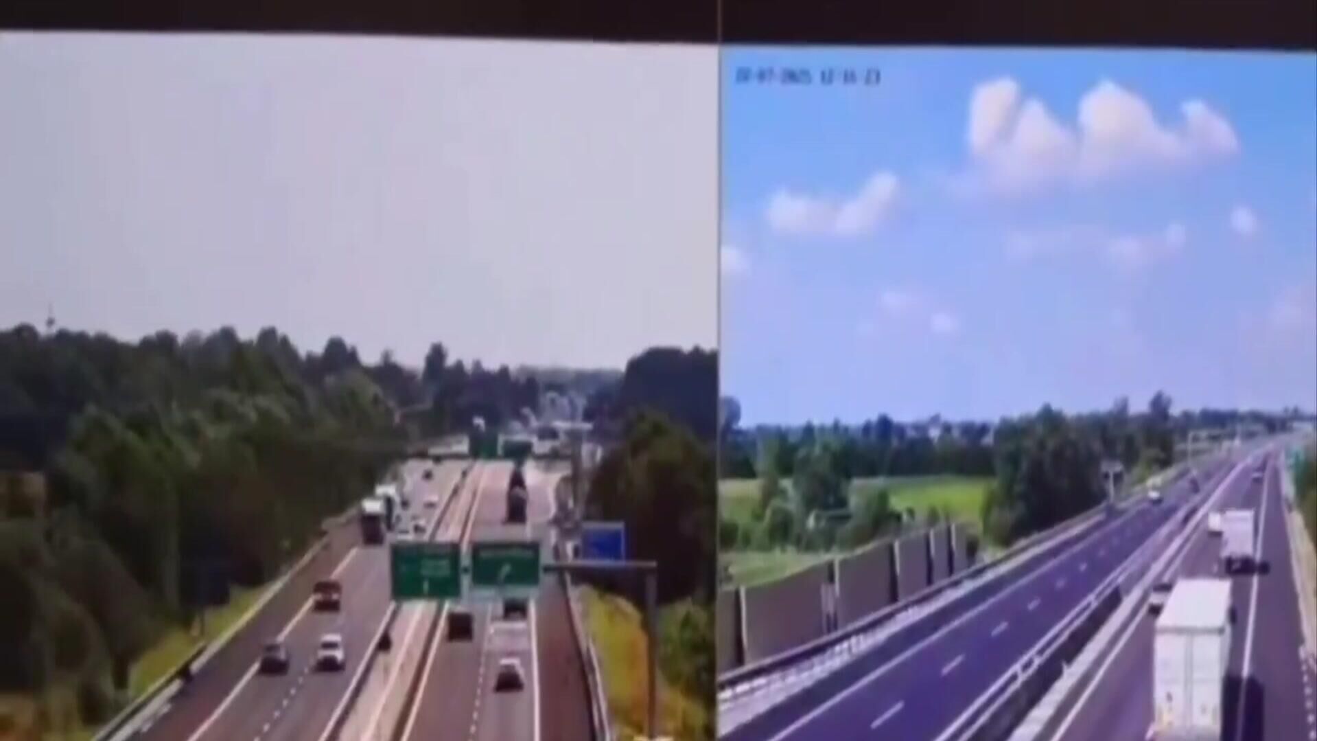 Крушение легкомоторного самолета на трассе в итальянской провинции Брешиа - РИА Новости, 1920, 23.07.2025