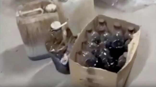 Подпольный цех по производству и розливу контрафактного алкоголя