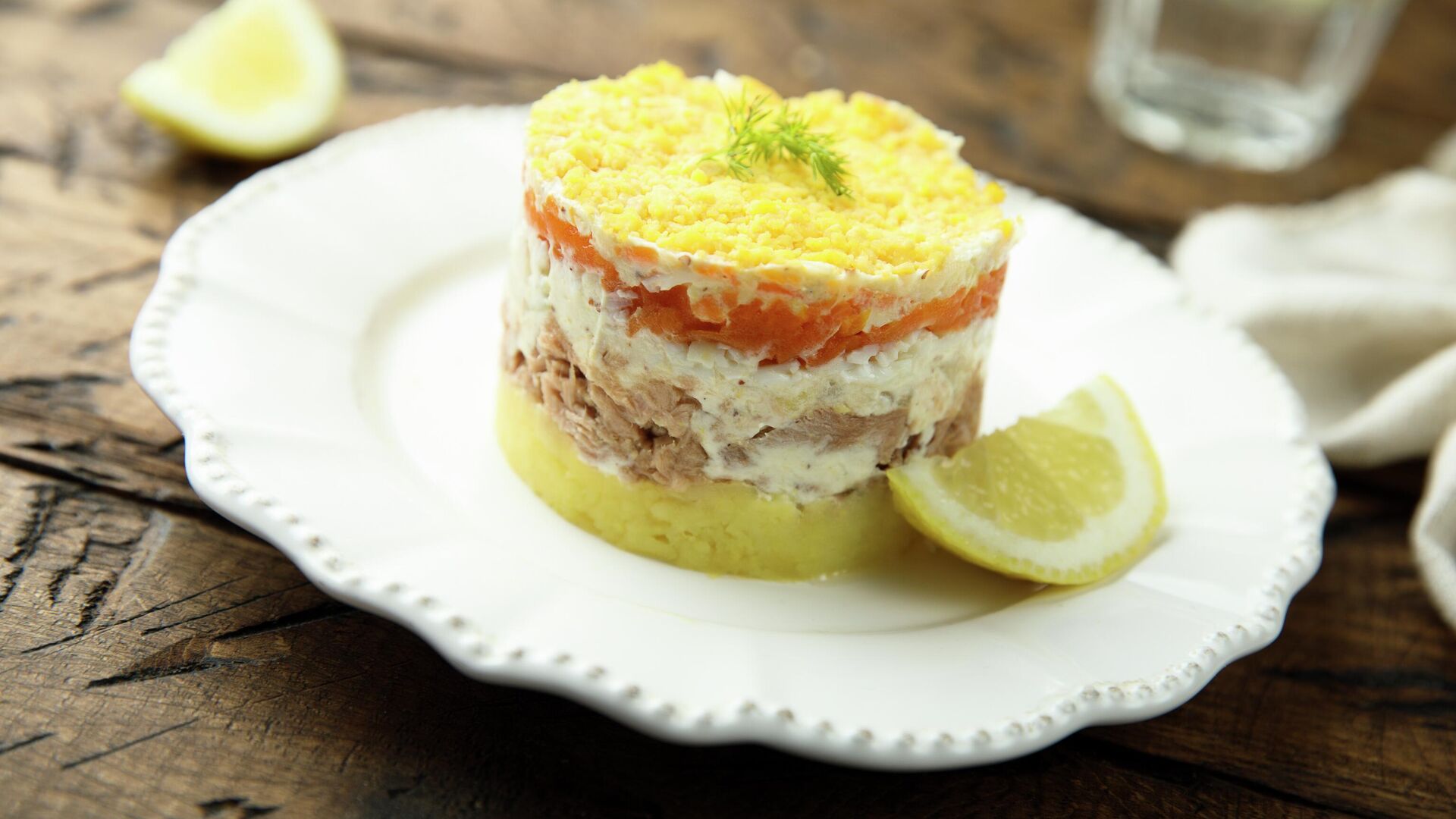 Салат Мимоза Салат Мимоза - РИА Новости, 1920, 12.12.2025