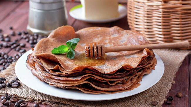 Шоколадные блины