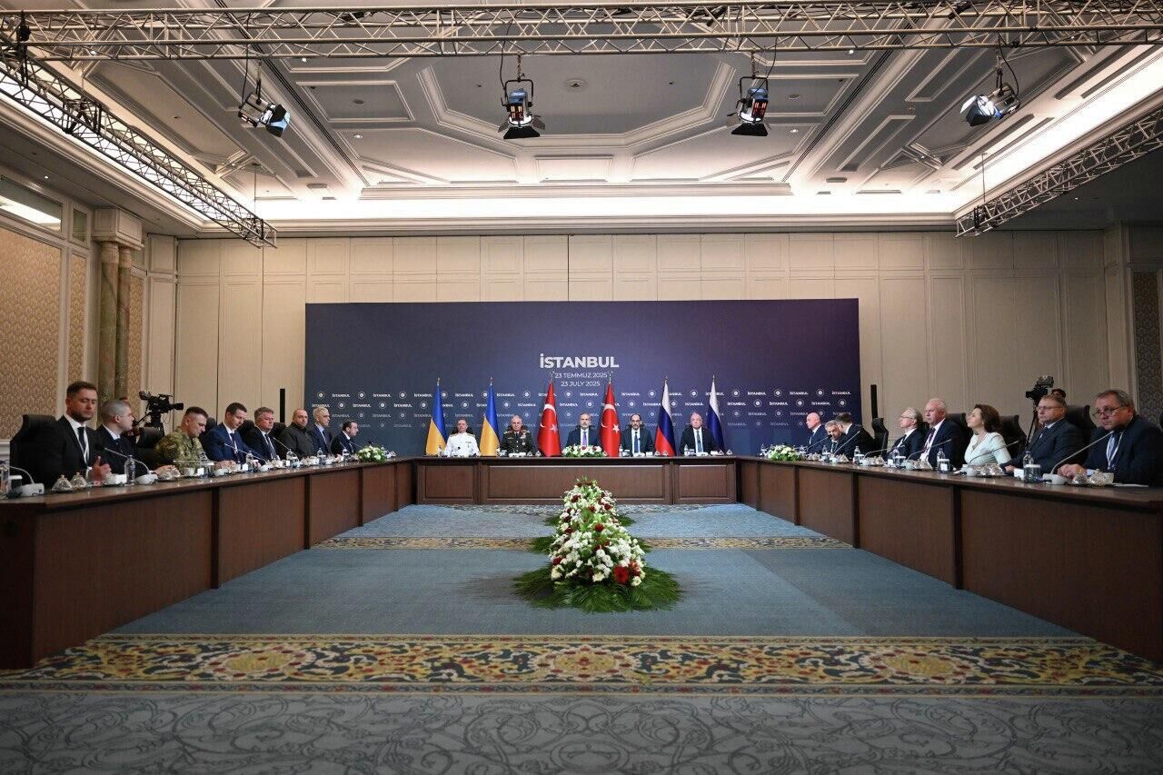 Переговоры между делегациями России и Украины в Стамбуле Переговоры между делегациями России и Украины в Стамбуле - РИА Новости, 1920, 01.08.2025