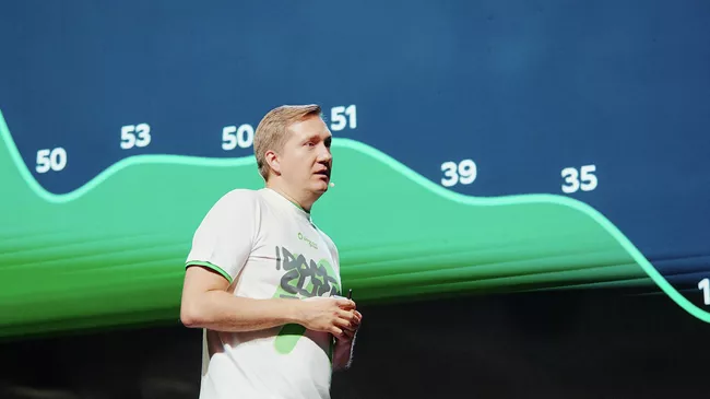 Директор департамента Домклик Сбербанка Алексей Лейпи на конференции Domclick Digital Day в Тюмени