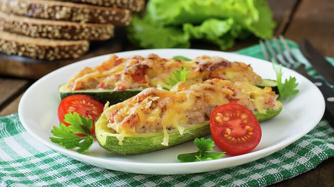 Кабачки с сыром Кабачки с сыром