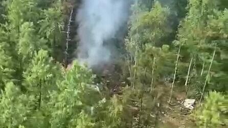 Место крушения самолета Ан-24РВ RA-47315 авиакомпании Ангара в Амурской области - РИА Новости, 1920, 24.07.2025