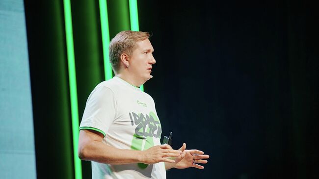 Директор департамента Домклик Сбербанка Алексей Лейпи на конференции Domclick Digital Day в Тюмени