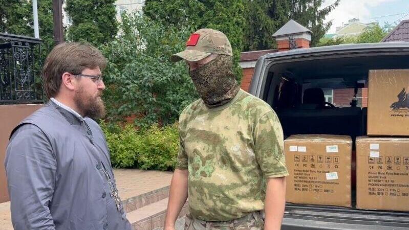  Орловская епархия передала 3D-принтеры бойцам СВО, служащим на Бахмутовском направлении - РИА Новости, 1920, 24.07.2025