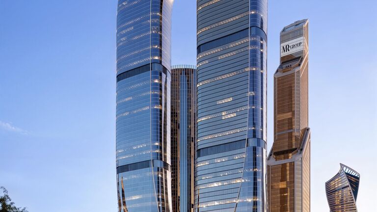 Жилой небоскреб One в Москва-Сити