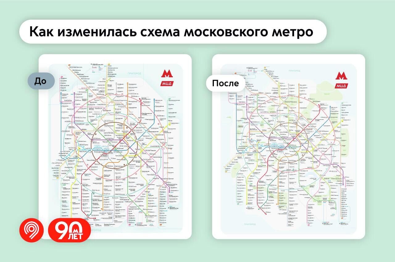 Обновленная схема метро в Москве - РИА Новости, 1920, 25.07.2025