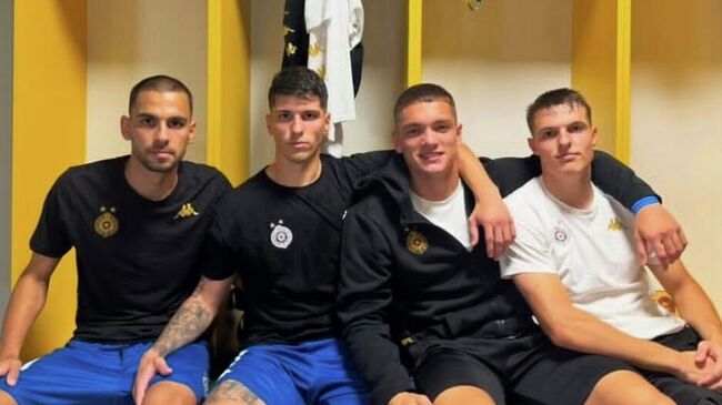 Скриншот публикации футболиста белградского Партизана Андрея Костича в TikTok