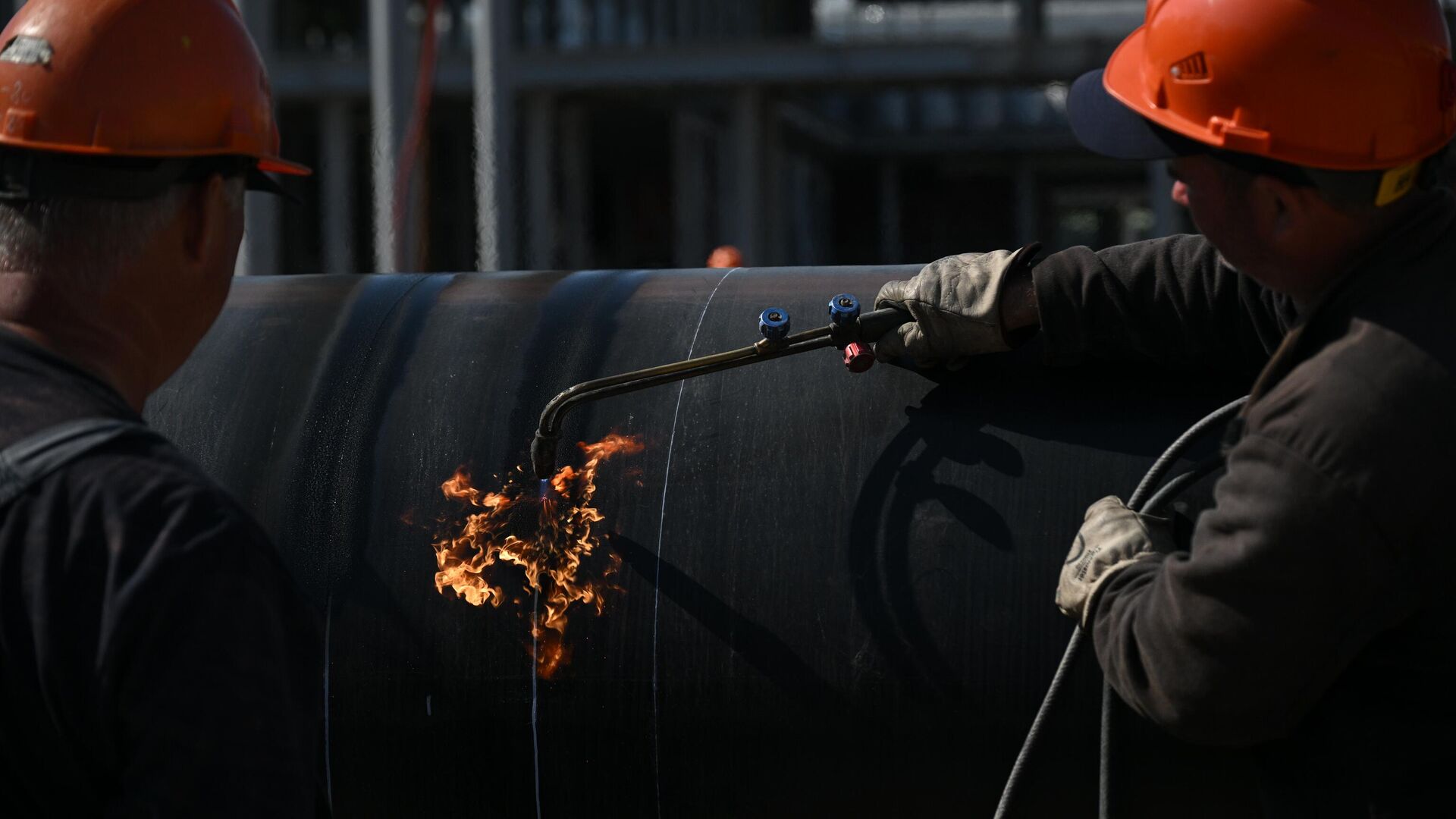 Работы на газопроводе - РИА Новости, 1920, 23.09.2025