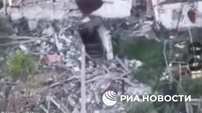 Кадры освобождения Зверево в ДНР 