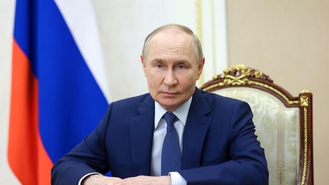 Путин на заседании с постоянными членами Совета Безопасности