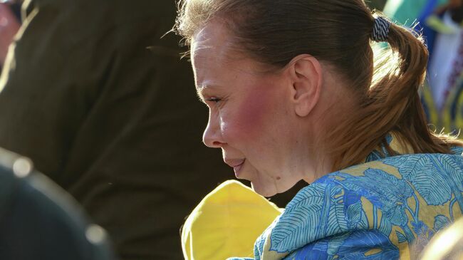 Фигуристка Оксана Баюл