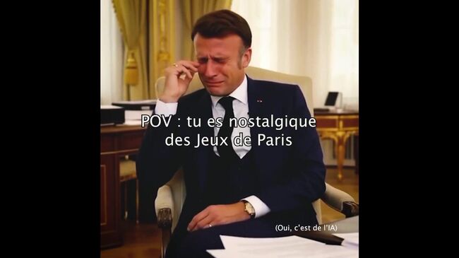 Ролик Эммануэля Макрона об Олимпиаде