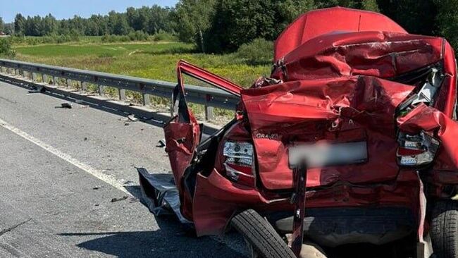 Последствия ДТП в Раменском