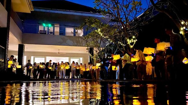 Акция в честь героев борьбы за независимость Индонезии, Великой Отечественной войны и Специальной военной операции в Джакарте. 27 июля 2025