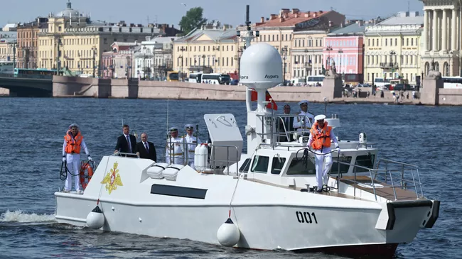 Празднование Дня Военно-морского флота