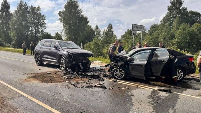 Последствия ДТП в Смоленской области
