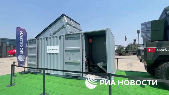 Система запуска ракет, замаскированная под обычный грузовой контейнер от турецкой Roketsan