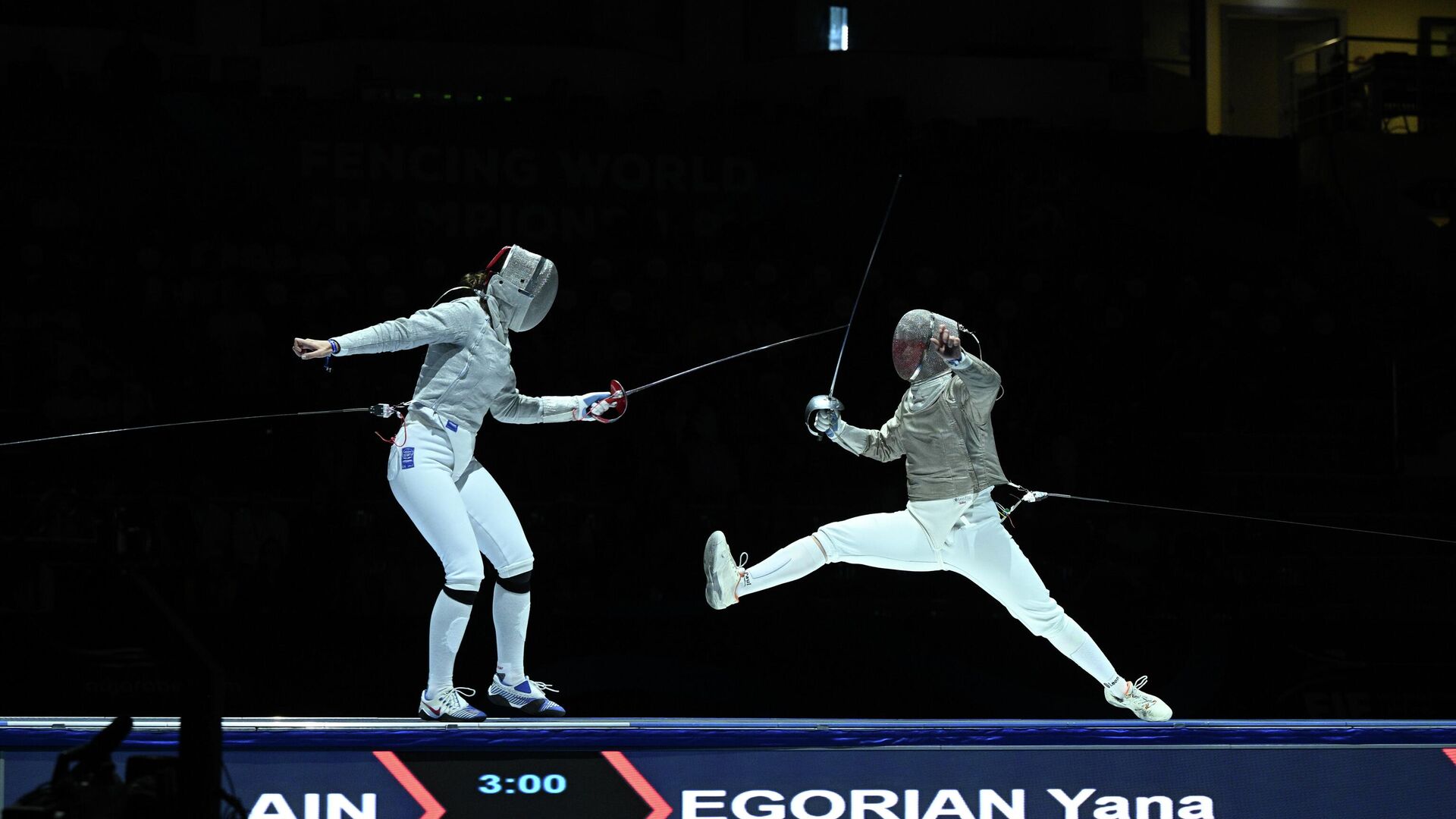 Российская саблистка Яна Егорян победила польку Зузанну Цесляр в финале чемпионата мира по фехтованию в Тбилиси - РИА Новости, 1920, 27.07.2025