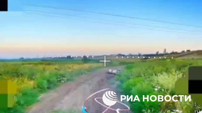 Уничтожение платформ с провизией и боеприпасами ВСУ у Часова Яра