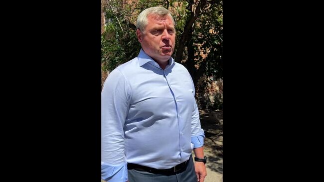 Губернатор Астраханской области на месте обрушения жилого дома Губернатор Астраханской области на месте обрушения жилого дома