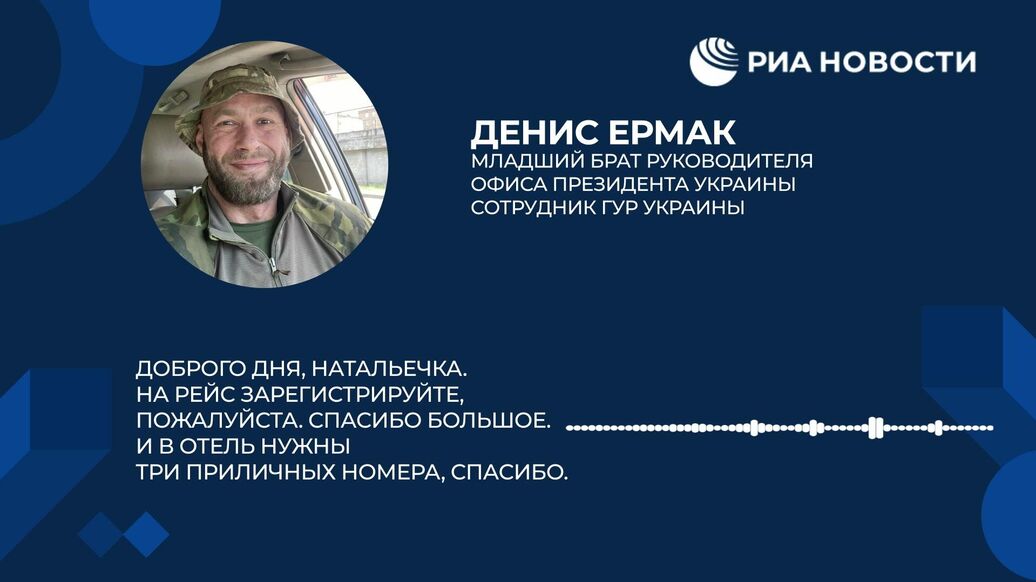 Опубликована беседа брата Ермака перед поездкой за наркотиками в Афганистан