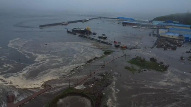 Последствия землетрясения в Северо-Курильске 