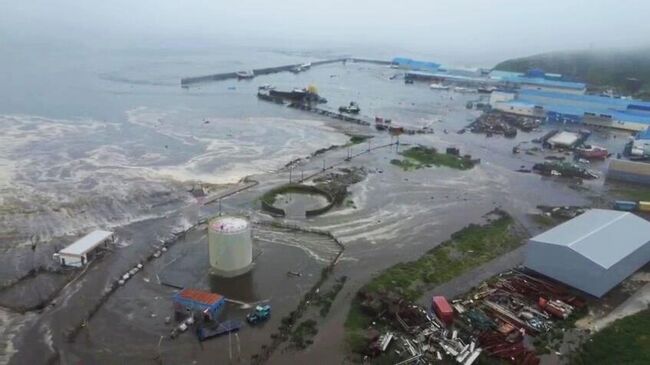 Последствия землетрясения в Северо-Курильске