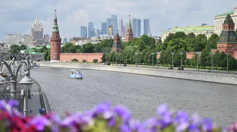 Вид на Кремль и Москва-сити