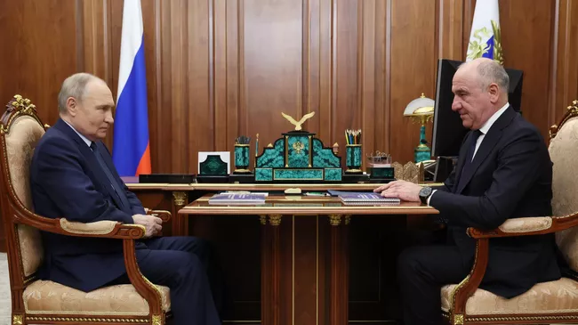 Владимир Путин и Рашид Темрезов