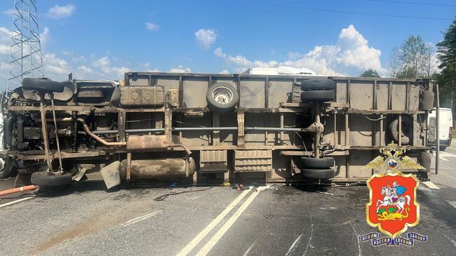 ДТП на 128-м километре автодороги А-107 в Подмосковье