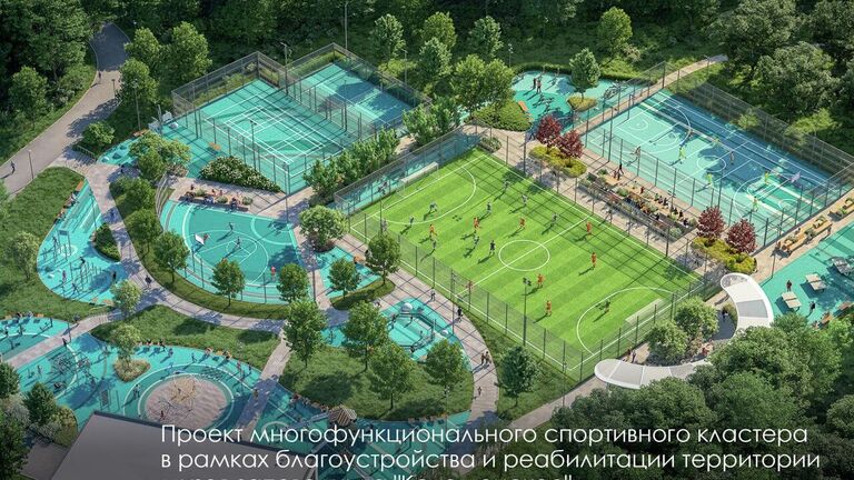 Проект спортивного кластера в Коломенском